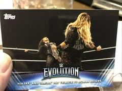 Nia Jax and Tamina Pay Tribute to Roman Reigns #WE-3 Wrestling Cards 2019 Topps WWE Women's Division Evolution Prices
