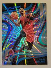 Damian Lillard [Sunburst] #10 Basketball Cards 2022 Panini Revolution Prices