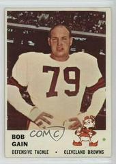 Bob Gain #19 Football Cards 1961 Fleer Prices