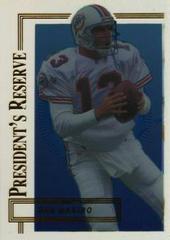 Dan Marino Football Cards 1996 Collector's Edge President's Reserve Prices