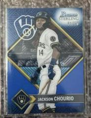 Jackson Chourio [Blue] #ST-14 Baseball Cards 2023 Bowman Sterling Tek Prices