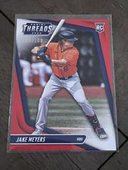 Jake Meyers [Red] #10 Baseball Cards 2022 Panini Chronicles Threads Prices