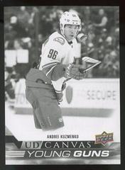 Andrei Kuzmenko [Black & White] #C222 Hockey Cards 2022 Upper Deck UD Canvas Prices