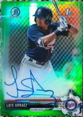Luis Arraez [Green Refractor] Baseball Cards 2017 Bowman Chrome Prospects Autographs Prices
