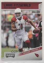 Larry Fitzgerald [Goal Line] #3 Football Cards 2018 Panini Playoff Prices