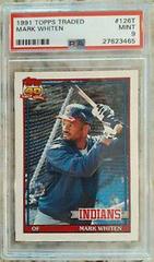 Mark Whiten #126T Baseball Cards 1991 Topps Traded Prices