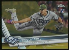 Jose De Leon [Gold Refractor] Baseball Cards 2017 Topps Chrome Update Prices