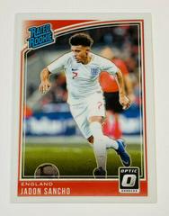 Jadon Sancho [Optic] Soccer Cards 2018 Panini Donruss Prices