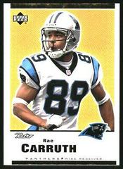 Rae Carruth [Gold] #25 Football Cards 1999 Upper Deck Retro Prices