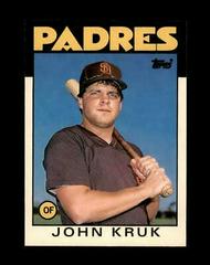 John Kruk Baseball Cards 1986 Topps Traded Tiffany Prices