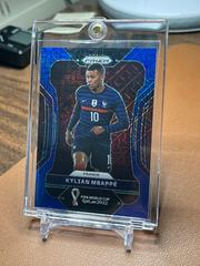 Kylian Mbappe [Blue Mojo] Soccer Cards 2022 Panini Prizm World Cup Prices