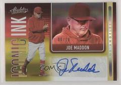 Joe Maddon [Spectrum Gold] Baseball Cards 2022 Panini Absolute Iconic Ink Autographs Prices