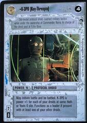 K-3PO [Limited] Star Wars CCG Hoth Prices