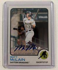 Matt McLain #ROA-MM Baseball Cards 2022 Topps Heritage Minor League Real One Autographs Prices