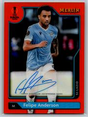 Felipe Anderson [Orange] #A-FA Soccer Cards 2021 Topps Merlin Chrome UEFA Autographs Prices