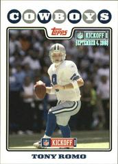Tony Romo [Silver Holofoil] #57 Football Cards 2008 Topps Kickoff Prices