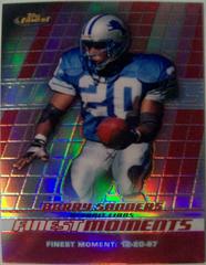 Barry Sanders [Refractor] #FM-BS Football Cards 2008 Topps Finest Moments Prices