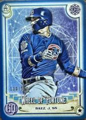 Javier Baez [Indigo] Baseball Cards 2020 Topps Gypsy Queen Tarot of the Diamond Prices