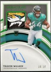 Travon Walker [Patch Autograph Emerald] #101 Football Cards 2022 Panini Immaculate Collection Prices