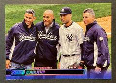 Derek Jeter [Electric Foil] #18 Baseball Cards 2014 Stadium Club Prices