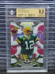 Aaron Rodgers [Pink Refractor] Football Cards 2015 Topps Finest Prices