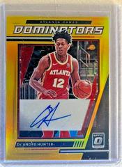 De'Andre Hunter [Gold] Basketball Cards 2021 Panini Donruss Optic Dominators Signatures Prices
