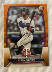 Byron Buxton [Orange] #1 Baseball Cards 2023 Bowman Prices