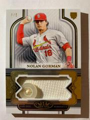 Nolan Gorman #T1UB-NG Baseball Cards 2023 Topps Tier One Uniform Button Relics Prices