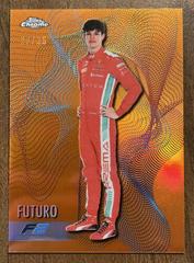 Oliver Bearman [Orange Refractor] #FT-OB Racing Cards 2023 Topps Chrome Formula 1 Futuro Prices
