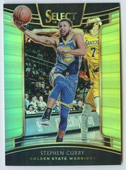 Stephen Curry [Green Prizm] #1 Basketball Cards 2018 Panini Select Prices