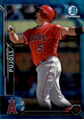 Albert Pujols [Blue Refractor] #3 Baseball Cards 2016 Bowman Chrome Prices