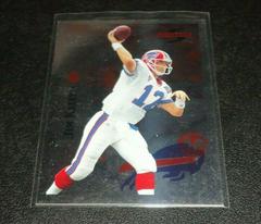 Jim Kelly [Red Siege] #116 Football Cards 1995 Panini Score Prices