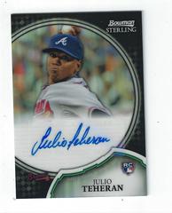 Julio Teheran [Black Refractor] Baseball Cards 2011 Bowman Sterling Rookie Autographs Prices