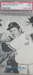 Brooks Robinson #25 Baseball Cards 1974 Topps Deckle Edge Prices
