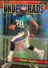 Fred Taylor [ [Refractor]] Football Cards 1998 Topps Finest Undergrads Prices