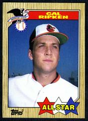 Cal Ripken Jr. [All Star] Baseball Cards 1987 Topps Prices