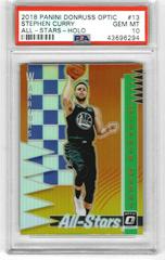 Stephen Curry [Holo] #13 Basketball Cards 2018 Panini Donruss Optic All Stars Prices