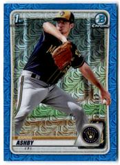 Aaron Ashby [Blue Shimmer] #BCP-57 Baseball Cards 2020 Bowman Chrome Prospects Prices