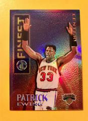 Patrick Ewing [Borderless Refractor] Basketball Cards 1995 Finest Mystery Prices
