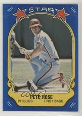 Pete Rose Baseball Cards 1981 Fleer Star Stickers Prices