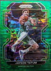 Jayson Tatum [Green Pulsar Prizm] Basketball Cards 2021 Panini Prizm Prices