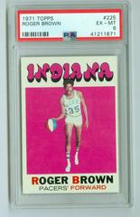 Roger Brown #225 Basketball Cards 1971 Topps Prices