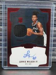 Lonnie Walker IV [Autograph Jersey Red] #154 Basketball Cards 2018 Panini Dominion Prices