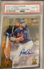 Pete Alonso [Gold] #USA-PA Baseball Cards 2020 Topps Chrome Update Autographs Prices