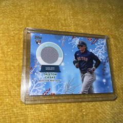 Triston Casas [Blue] #RC-TC Baseball Cards 2023 Topps Holiday Relics Prices