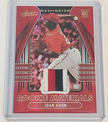 Joan Adon [Spectrum Red] #ARM-JA Baseball Cards 2022 Panini Absolute Rookie Materials Prices