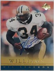 Ricky Williams [Gold] Football Cards 2000 Upper Deck Legends Autographs Prices