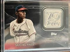 Satchel Paige #T70P-SP Baseball Cards 2021 Topps 70th Anniversary Logo Patch Prices