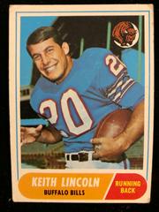 Keith Lincoln #19 Football Cards 1968 Topps Prices
