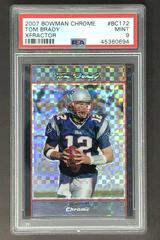 Tom Brady [Xfractor] Football Cards 2007 Bowman Chrome Prices